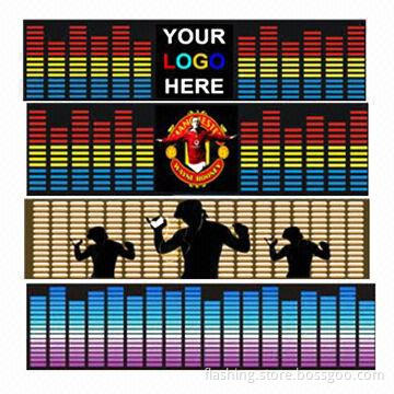 Hot selling EL equalizer car sticker